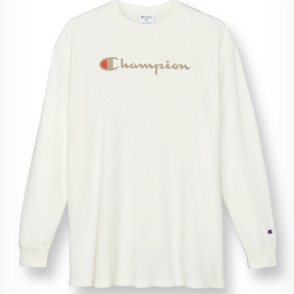 Champion white long sleeve shirt